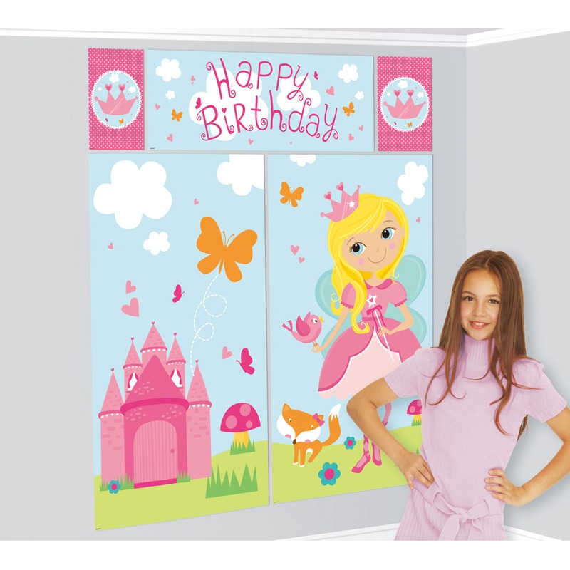 Enchanting Princess Dafne XXL indoor wall backdrop 5-part