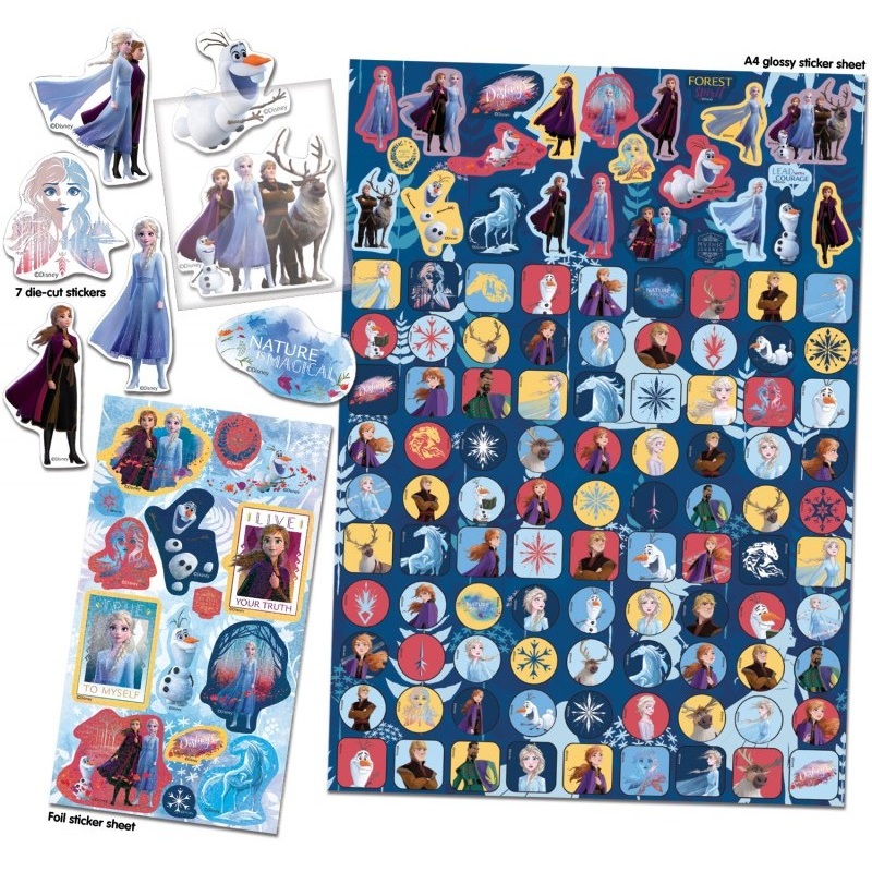 Frozen II XXL Sticker Set 21cm x 35cm