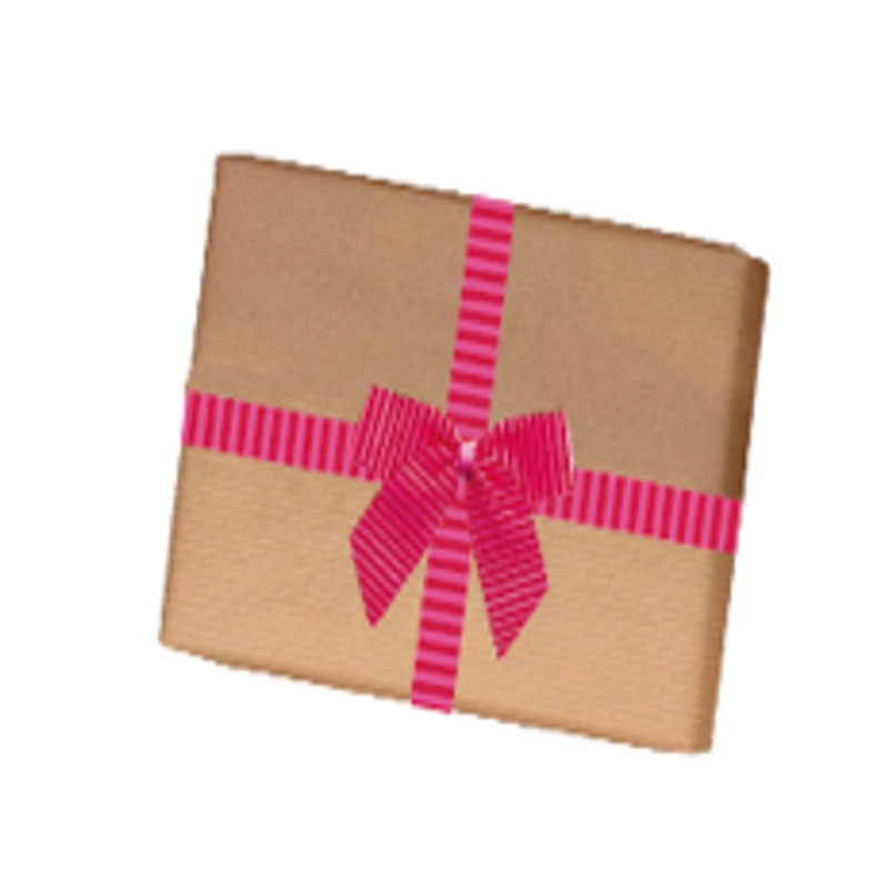 Gift ribbon ribbed - Pure Pink 3m