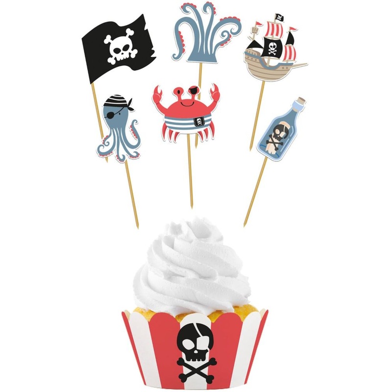 Kaper Crew Pirate Party Cupcake Set