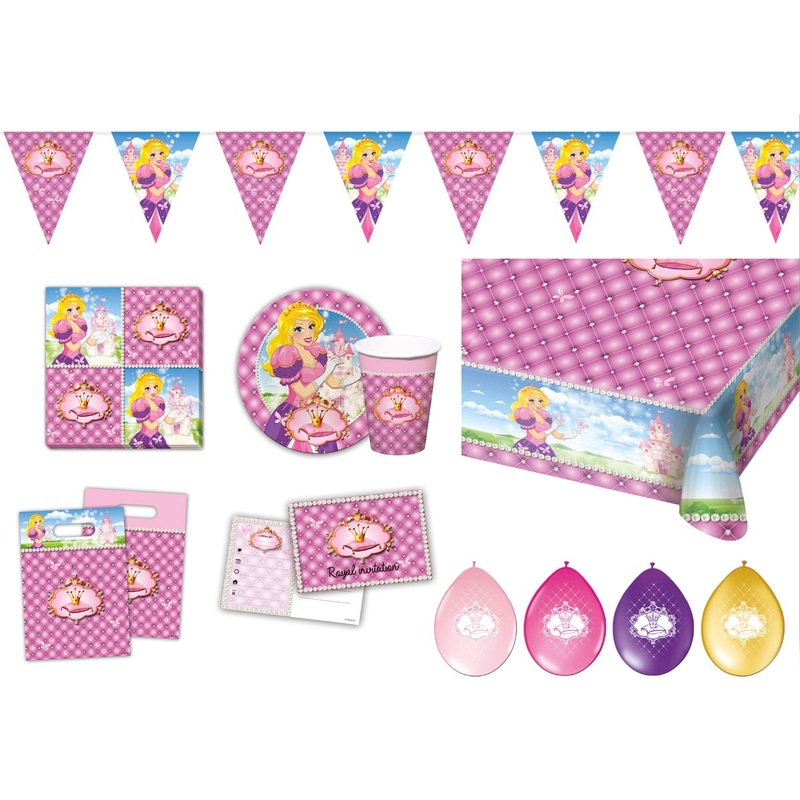 Party box Blonde Princess 49 pieces