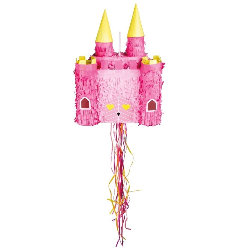 Pink Princesses Zugpinata Castle