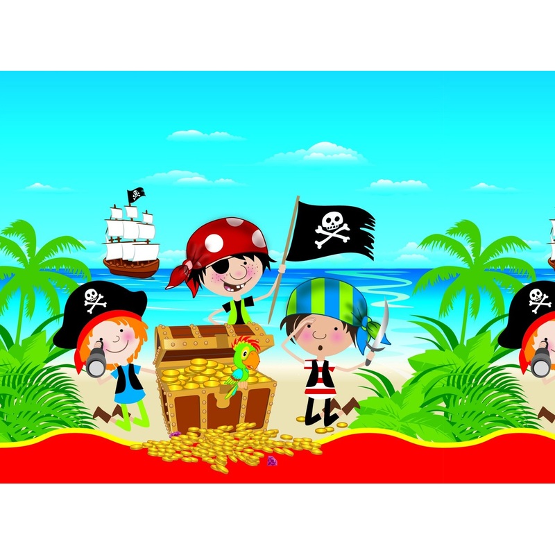 Pirate Kilian Shark Tablecloth 1.8 x 1.2m