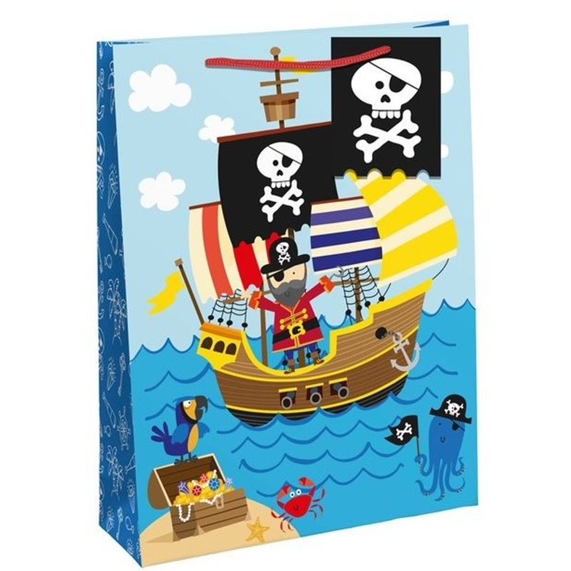 Pirate ship gift bag 33cm