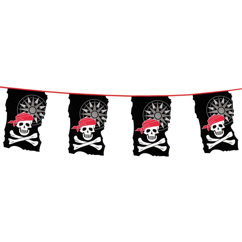 Pirate skull pennant chain 10m