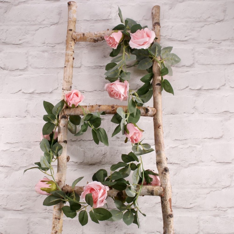 Rose decoration rose garland 1.75m