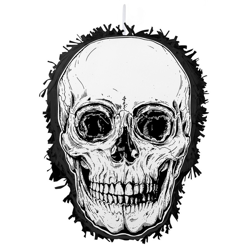 Skull Pinata Welcome to Hell 35cm x 25cm