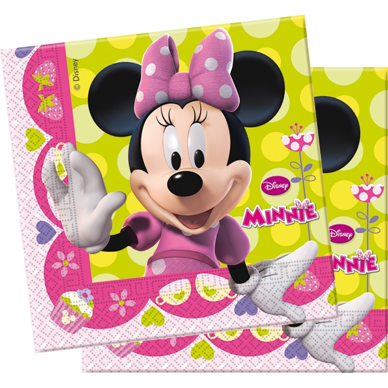 20 Minnie Mouse Glory Day napkins 33cm