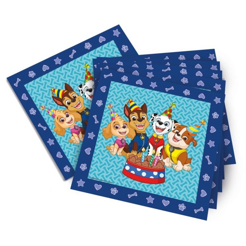 20 Paw Patrol Friends napkins Chase 33 x 33cm
