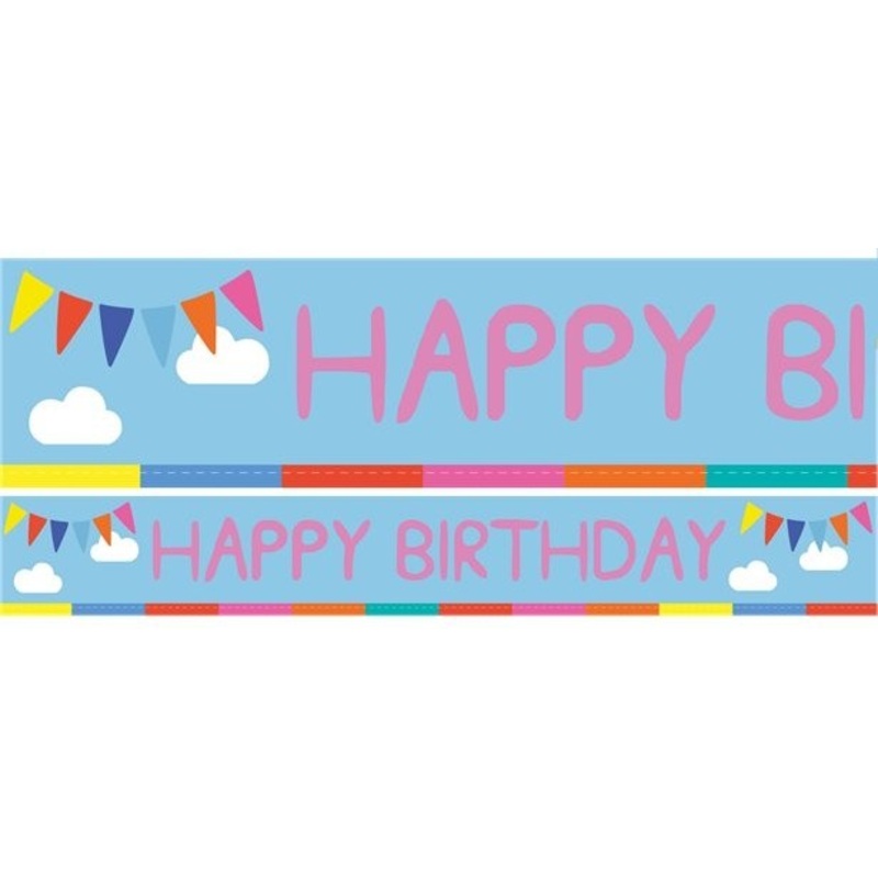 3 Peppa Pig Happy Birthay Banners