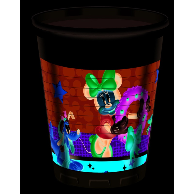 8 Minnie Mouse Christmas plastic cups 200ml