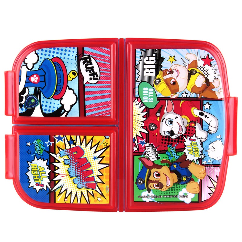 Brotdose PAW PATROL Comic dreigeteilt