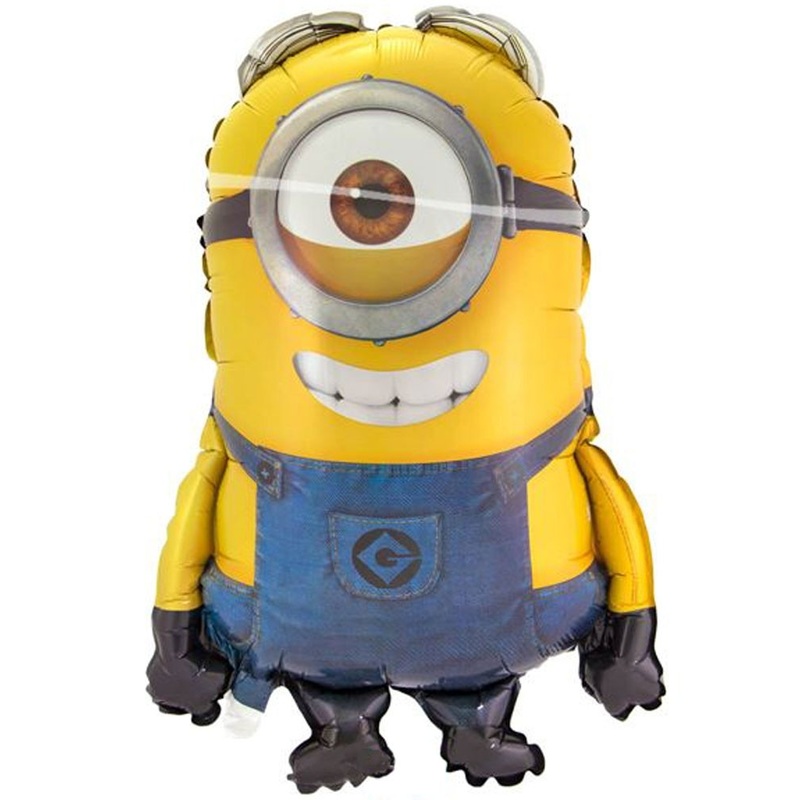 Foil balloon Minion Stuart figure