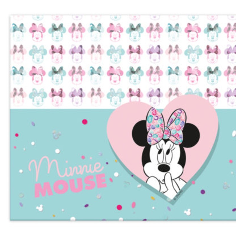 Jewels Minnie Mouse tablecloth 1.8 x 1.2m