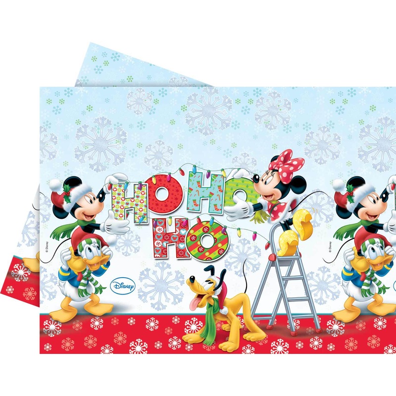Mickey Mouse Christmas party tablecloth 120 x 180cm