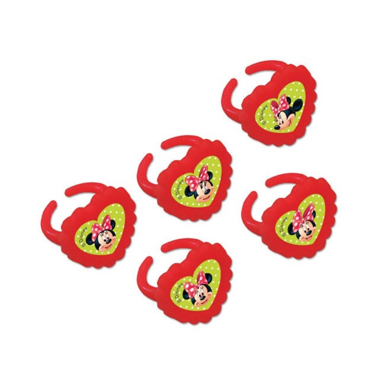 Minnie Mouse Caf giveaway ring 4 pieces