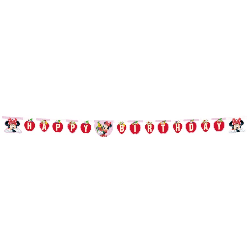 Minnie Mouse strawberry garden garland 1.9m