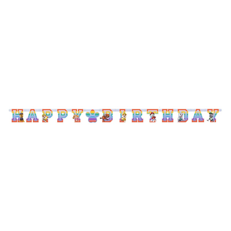 Paw Patrol 2022 Birthday Garland