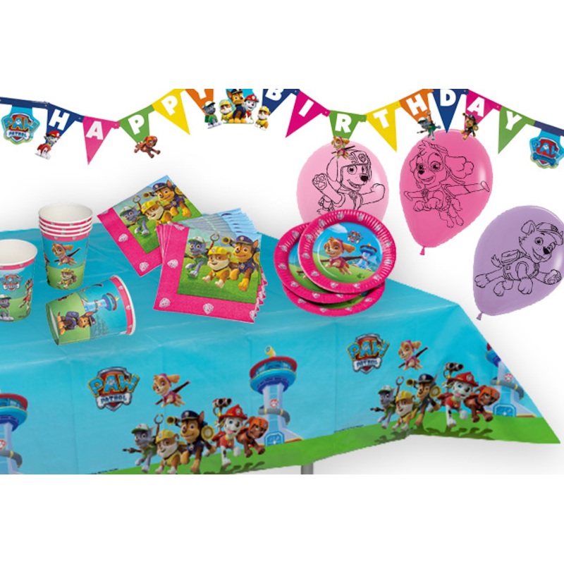 Paw Patrol party package Skye 39 pieces