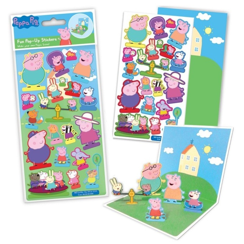 Peppa Pig Pop up Sticker