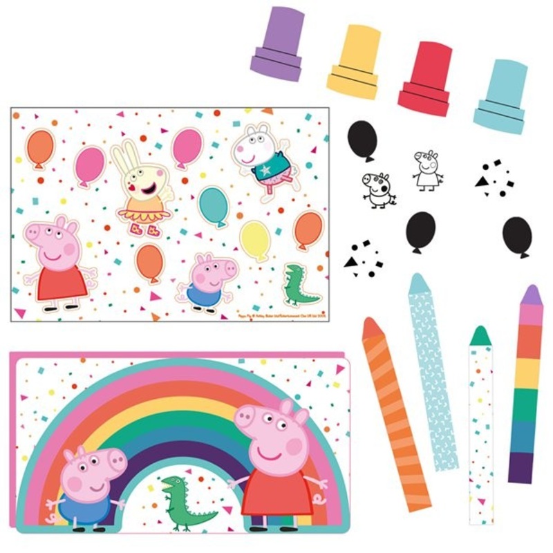 Peppa Pig Rainbow Birthday Giveaway Set
