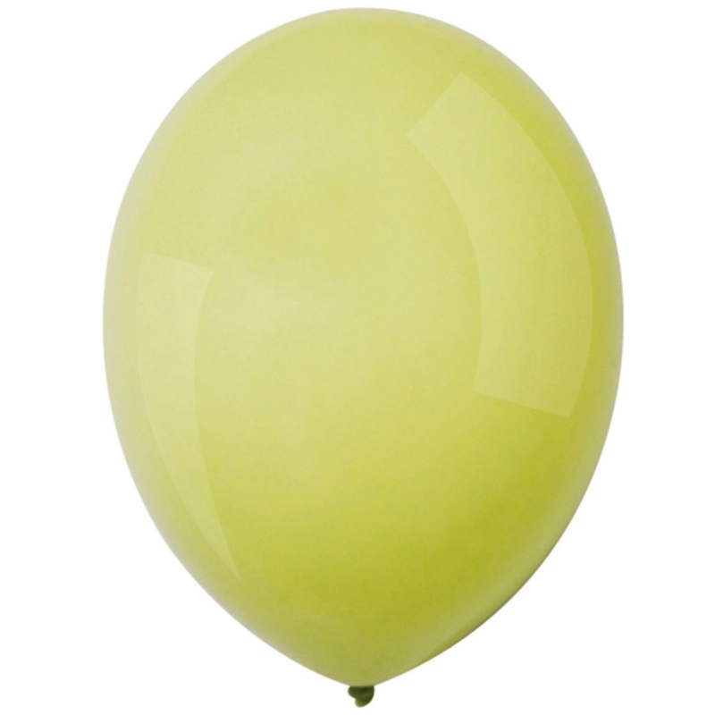 100 latex balloons pistachio 12cm