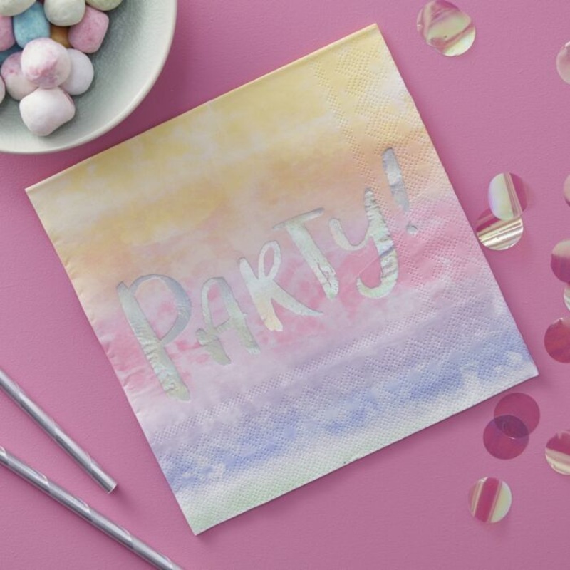20 Perlshine napkins 33cm