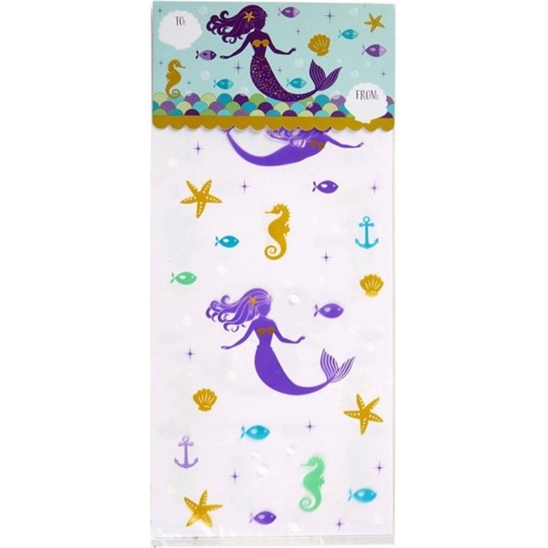 20 Shellabrate mermaid gift bags