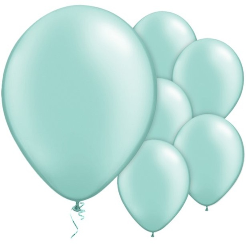 25 mint turquoise balloons Passion 28cm