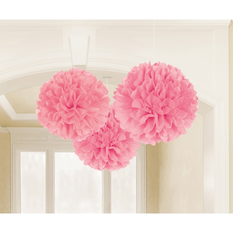 3 Romance pompoms old pink