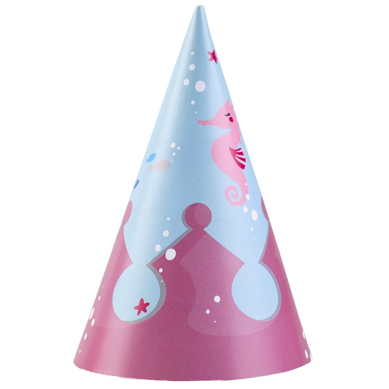 8 party hats Be a mermaid