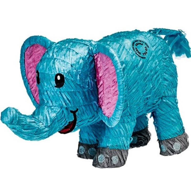 Blue elephant pinata 50cm