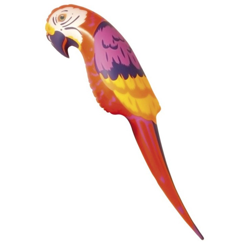 Colorful inflatable parrots decoration
