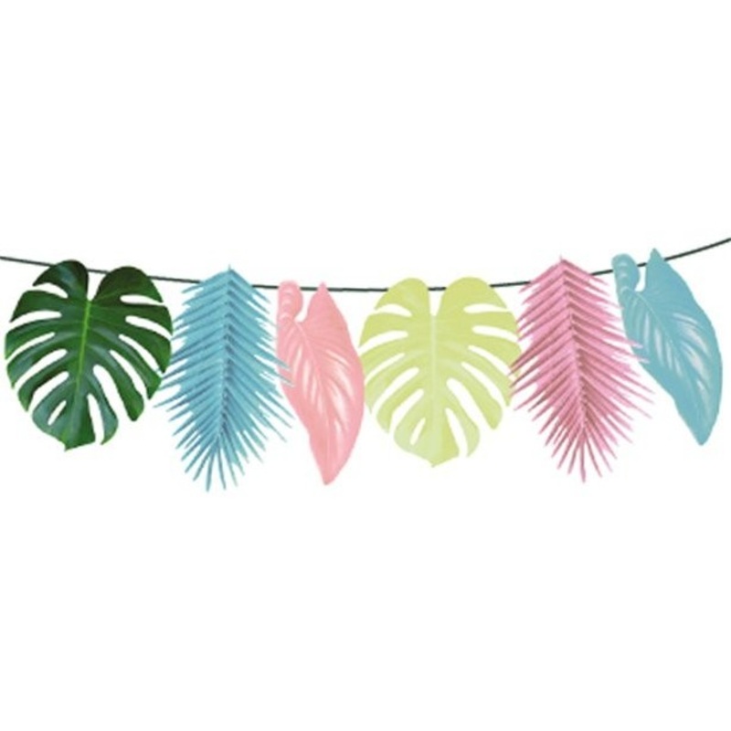 Colorful palm leaf garland 1.5m