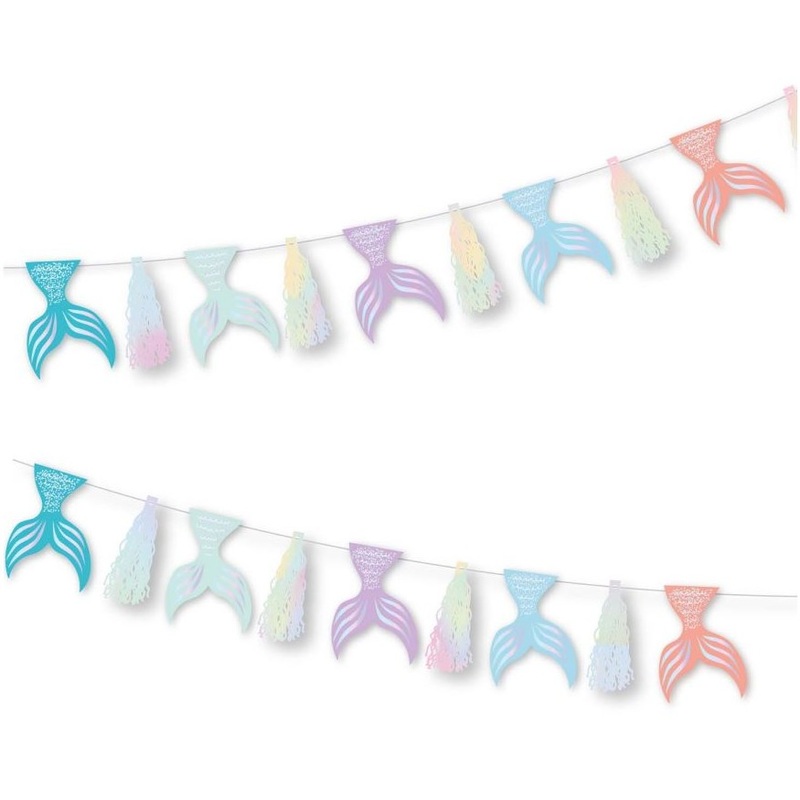 Mermaid Dream fins garland 2.1m