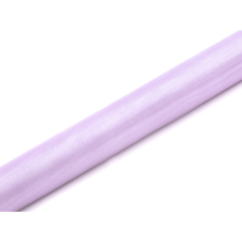 Organza fabric Julie lavender 9m x 36cm