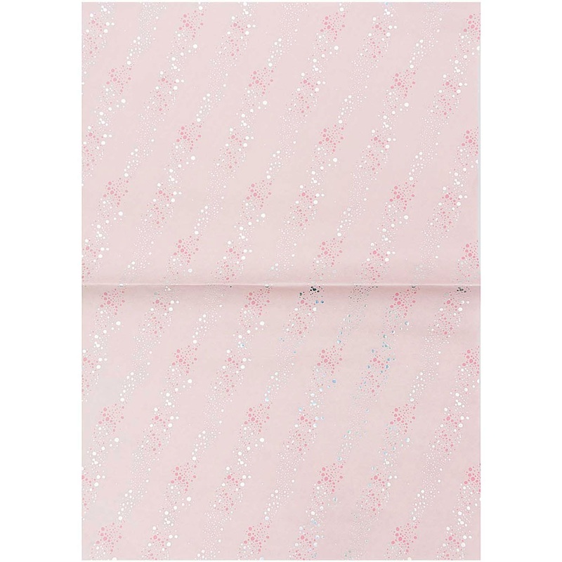 Paper Patch paper sheet pink bubbles 30x42cm