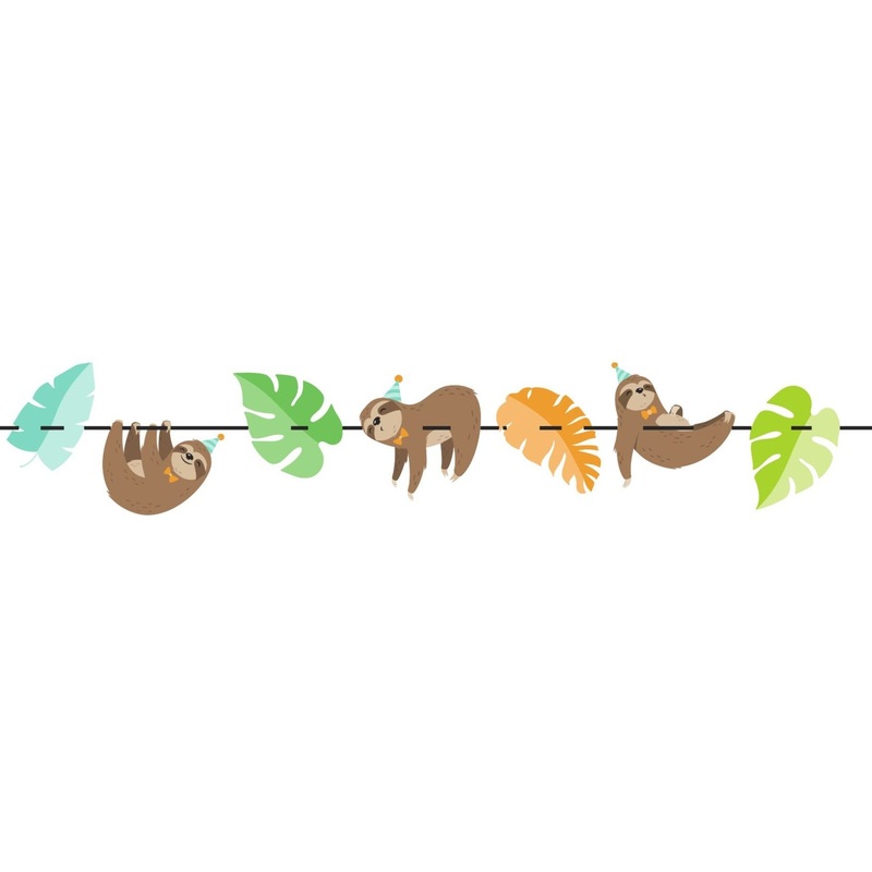 Party sloth garland 2.7m