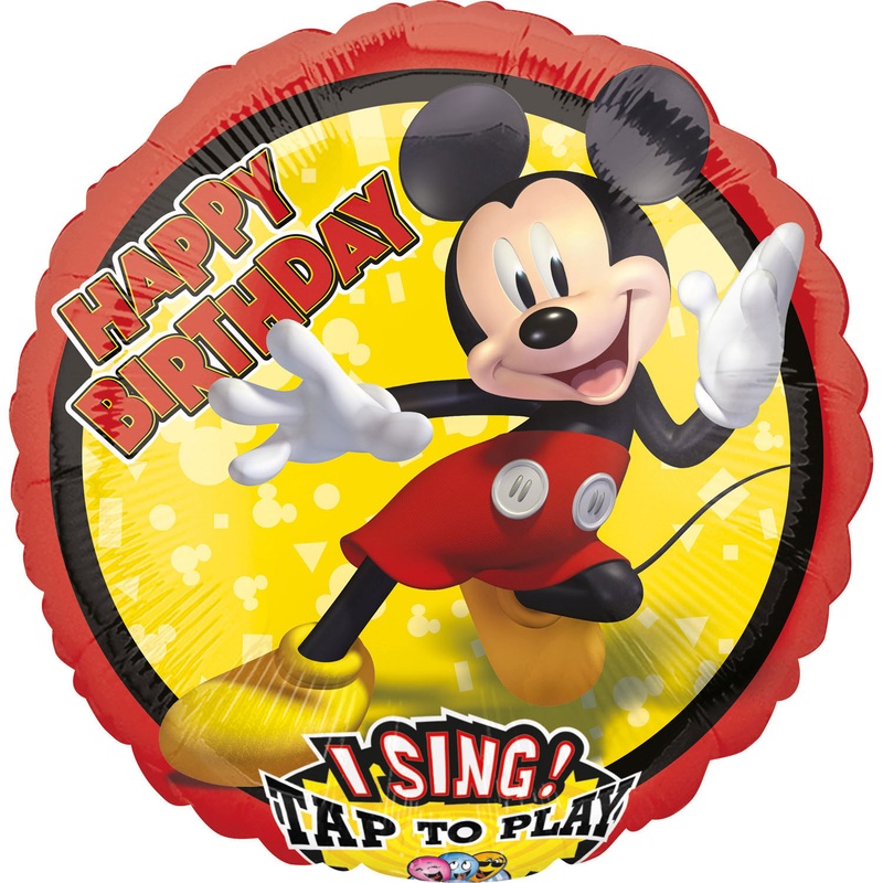 Singing Mickey Mouse music balloon 71cm