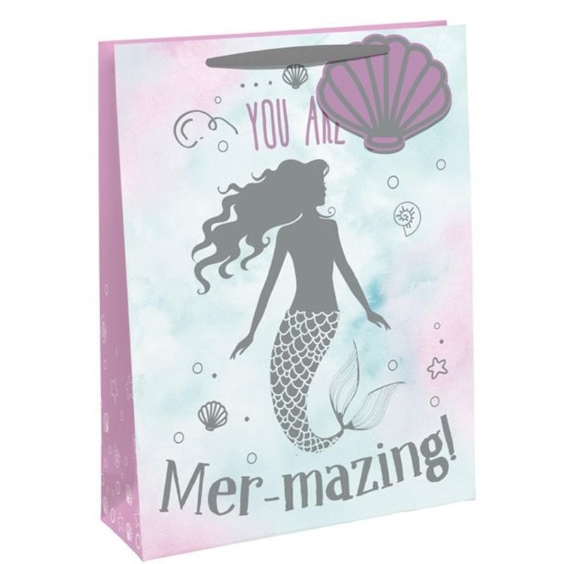XL mermaid gift bag mer-mazing 33cm