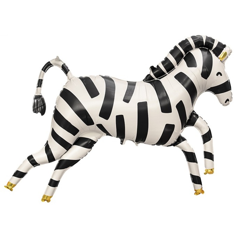 Zebra foil balloon 1m x 82cm