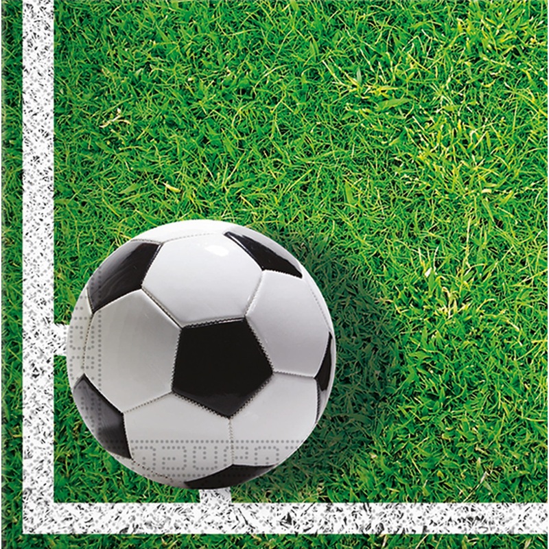 20 football king napkins 33cm