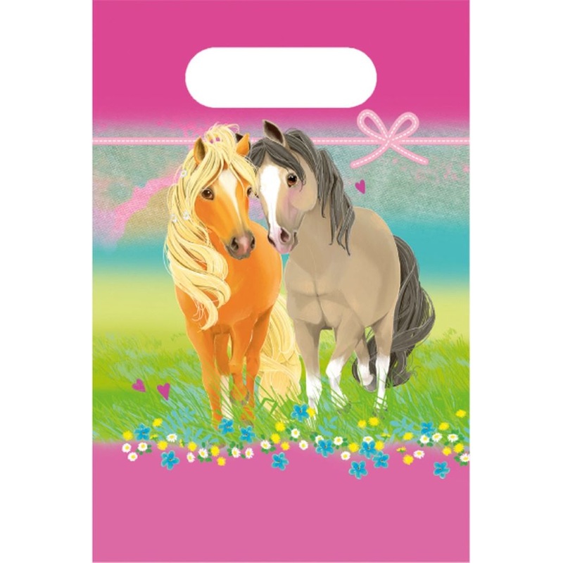 8 gift bags Pretty Pony 23cm
