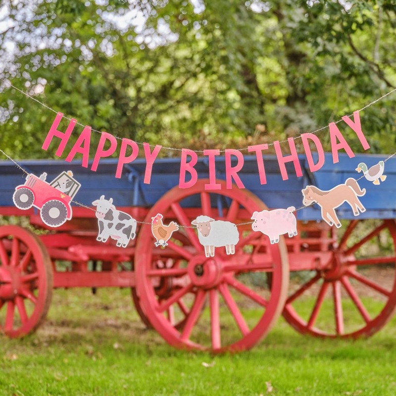 Animal Farm Birthday Garland XXm