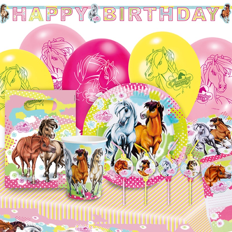 Charming Horses party package 64 pcs