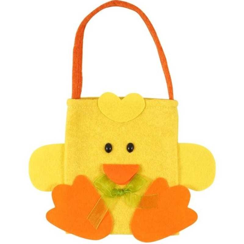 Easter chick Pieps felt bag 17 x 23cm