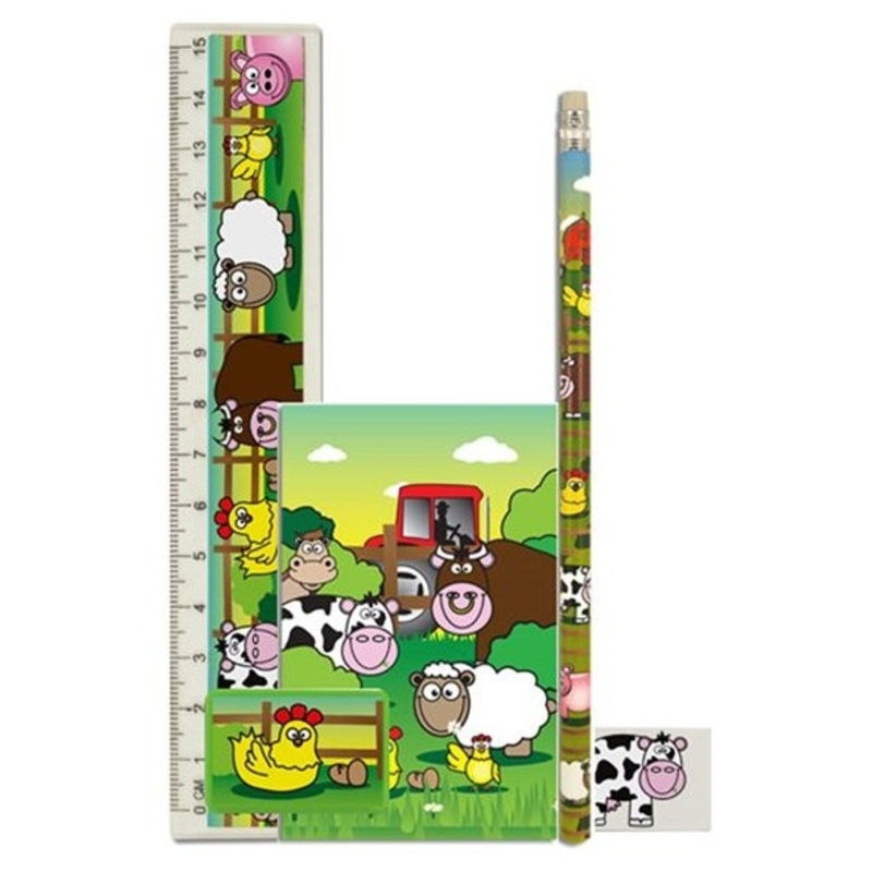 Farm writing set 5 pieces