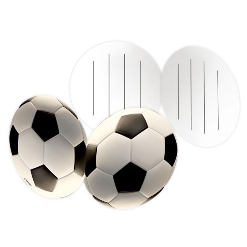 Football Forever invitation cards with envelope 8 pieces
