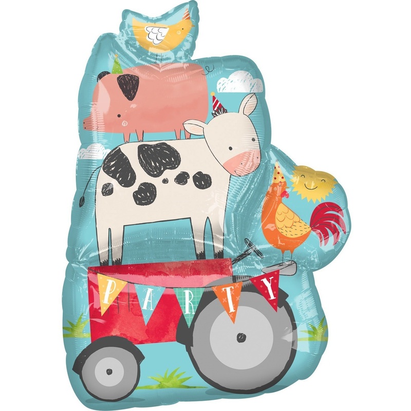 Happy Farm Life foil balloon 63 x 83cm