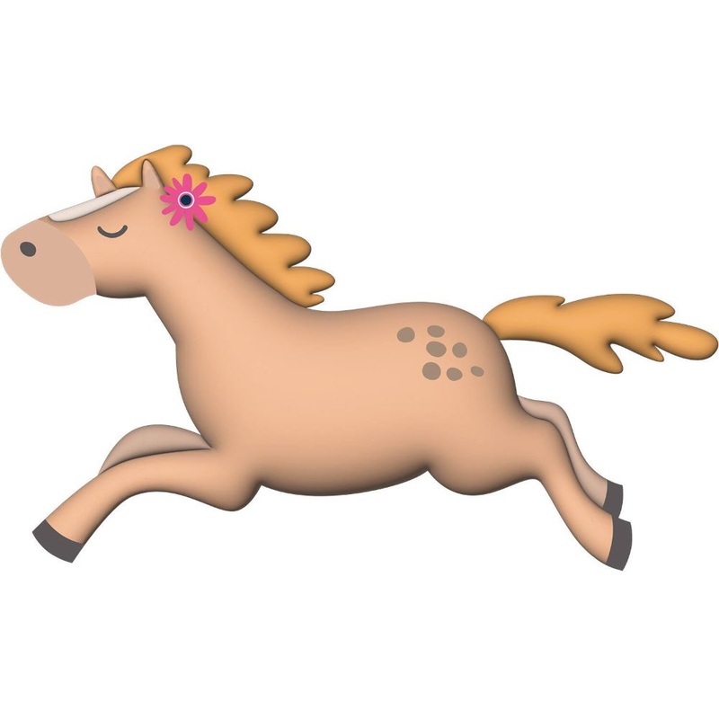 Horse foil balloon 124x85cm